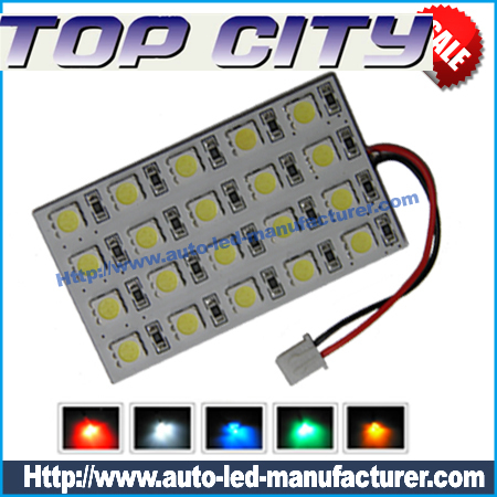 Topcity 20-SMD 4*5 CM 5050 LED PCB Panel Lights, Dome Lights, Interior Panel Lights,Accent Lights - Car LED Interior Panel Lights